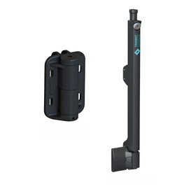 Nationwide Industries Ornamental Pool Gate Kit- Includes Self-Closing Hinges & Self-Latching Latch