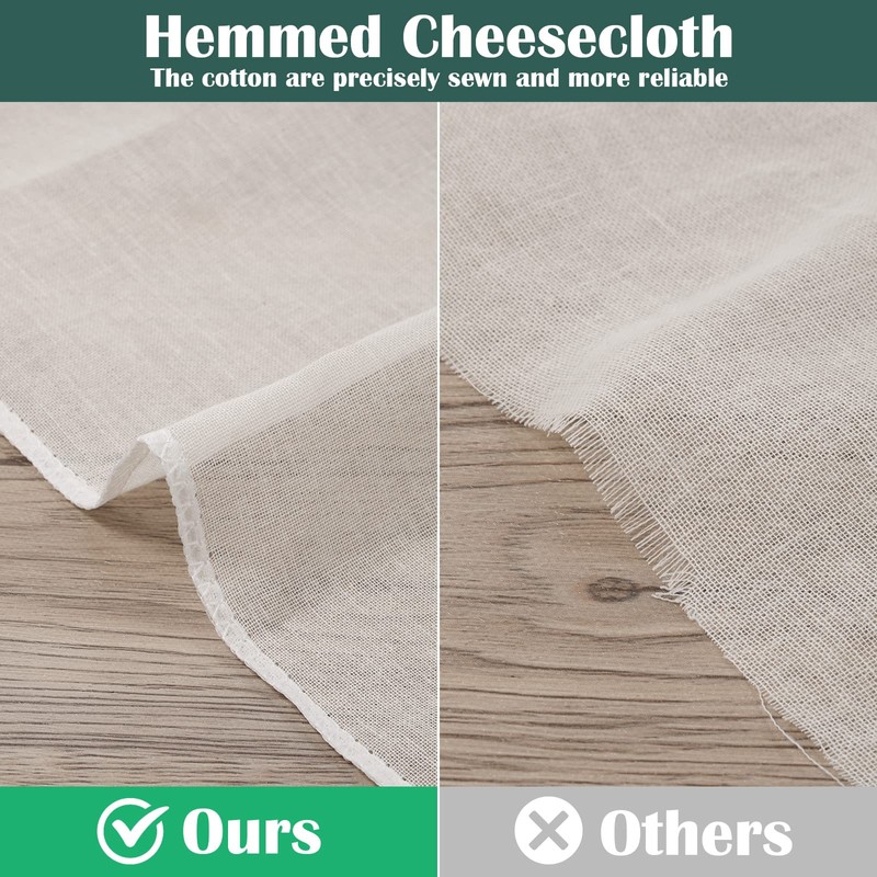 Reginary 48 Pcs 20 x 20 Inches Cheese Cloths Bulk,