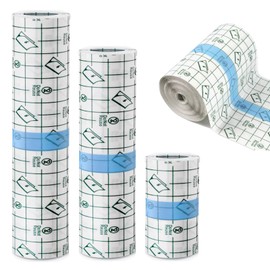 3 Rolls Tattoo Aftercare Waterproof Bandage, Second Skin Tattoo Cover Tattoo Second Skin, Wound Dressing, Protective Shield, Tape for Plastic Cover, Saniderm&Second Skin Plaster (5/10/15CM X 2M)