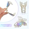 VOCOSTE Rhinestone Butterfly Barrettes Hair Clips Barrettes for Girls Women