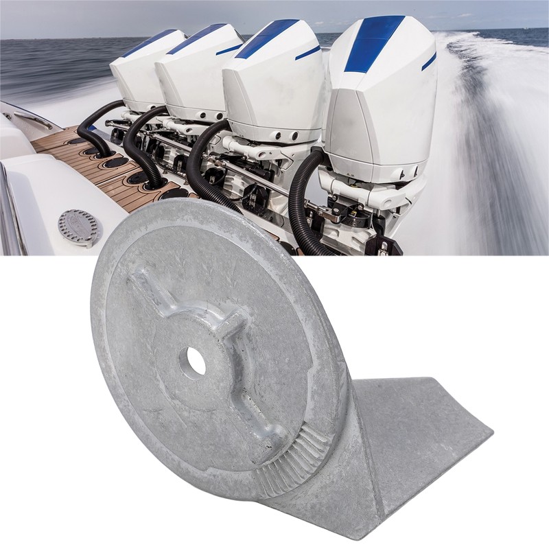 Zinc Alloy Trim Tab Anode 822157T2 for Mariner Force 25‑50