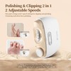 Elektrischer Nagelknipser, Nageltrimmer Nagelpolierer 2 in 1, Automatischer Elektrische Nagelknipserr