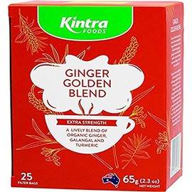 Kintra Foods Ginger Golden Blend Herbal Tea 25 Teabags, 65 g