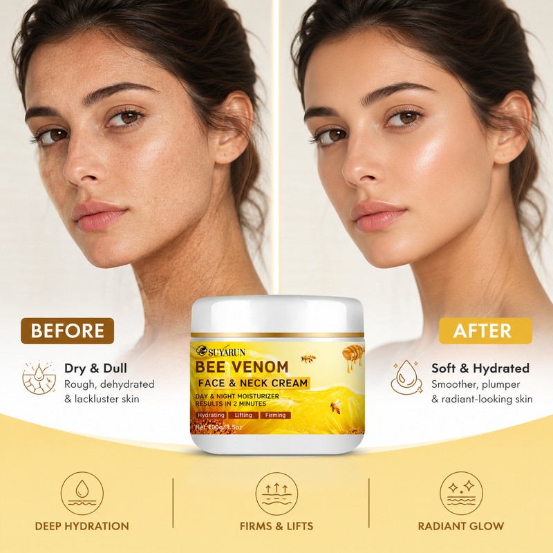 Bee Venom Collagen Face Cream for Daily Skincare – Firming
