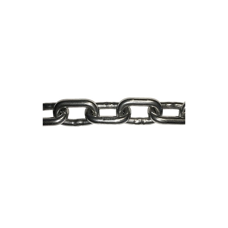 US STAINLESS Stainless Steel 316 Chain 5/16" (8mm) Chain (by