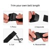 6 Pack Tactical Military Nylon Belt Plastic Buckle Metal Free