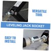ABOOFAN 2pcs Scissor Jack Socket Drill Adapter for Rv and