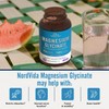 NordVida Magnesium Glycinate, 140 mg Elemental Magnesium Per Serving, Non