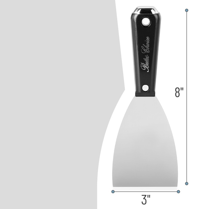 Bates 3 Inch Flexible Metal Putty Knife - Drywall Spackle