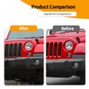 Hoolcar Front Grill Mesh Inserts Clip-in Honeycomb Grille Guard Cover