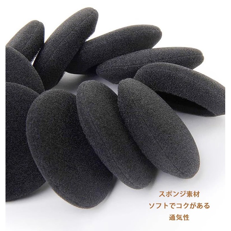 MINBOOT 4pcs 65mm Headphone Cover Ear Pad Cover Sponge Durable
