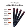 4 in 1 Makeup Pen, RoseFlower Magic Touch Up Make
