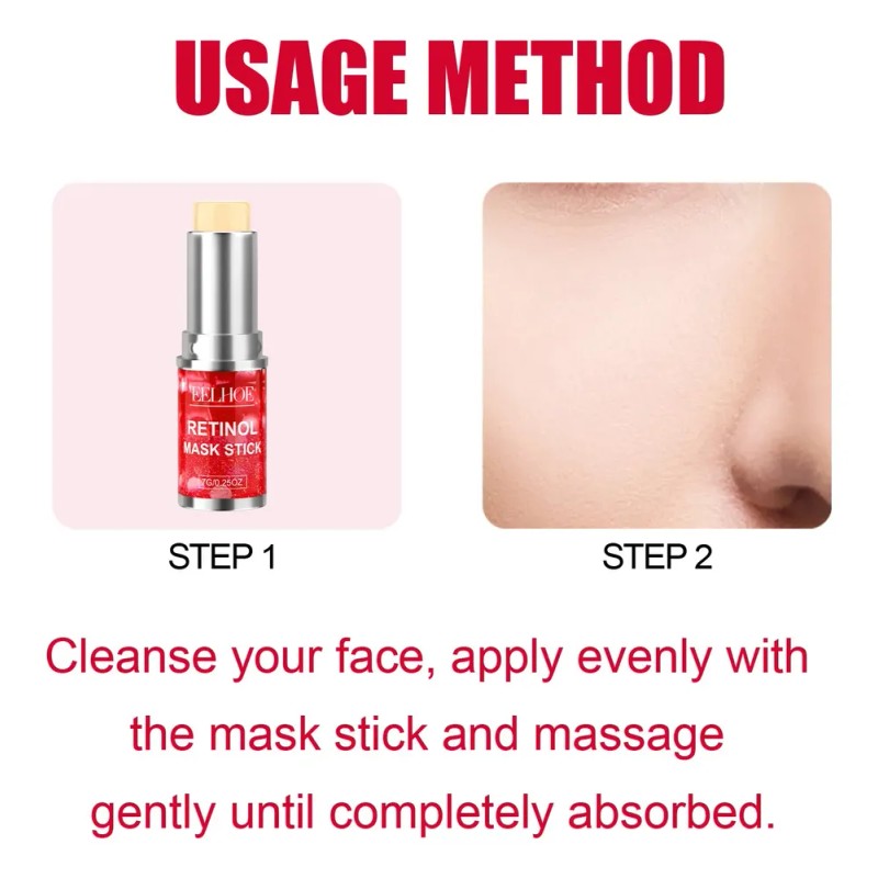 Mascarilla Facial Antiarrugas Con Retinol Eelhoe
