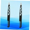 Baluue 2pcs Dual-use Eyebrow Trimmer Tweezers Makeup Accessories for Precision