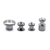 Stainless steel lacing button stud hook loop bungee shockcord 316