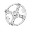Delixike 42239 Shower Drain Strainer/Shower Drain Wrench （Stainless Steel）