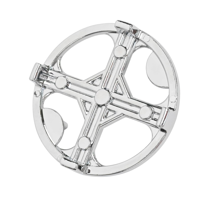 Delixike 42239 Shower Drain Strainer/Shower Drain Wrench （Stainless Steel）