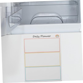 GRIRIW Message Board Sticker Calendar Magnetic Writing Board Note-Taking Reminder List Plan Magnet Schedule Reminder Fridge Reminder White Fridge Magnet Resin Shopping Simple