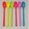 Random Color Melamine Long Handle Mixing Spoon - 7.2 Inch,