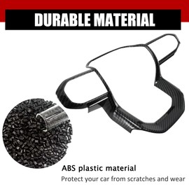 Steering Wheel Cover for Chevy Colorado GMC Canyon 2023 2024 Carbon Fiber Printing Steering Wheel Trim Molding