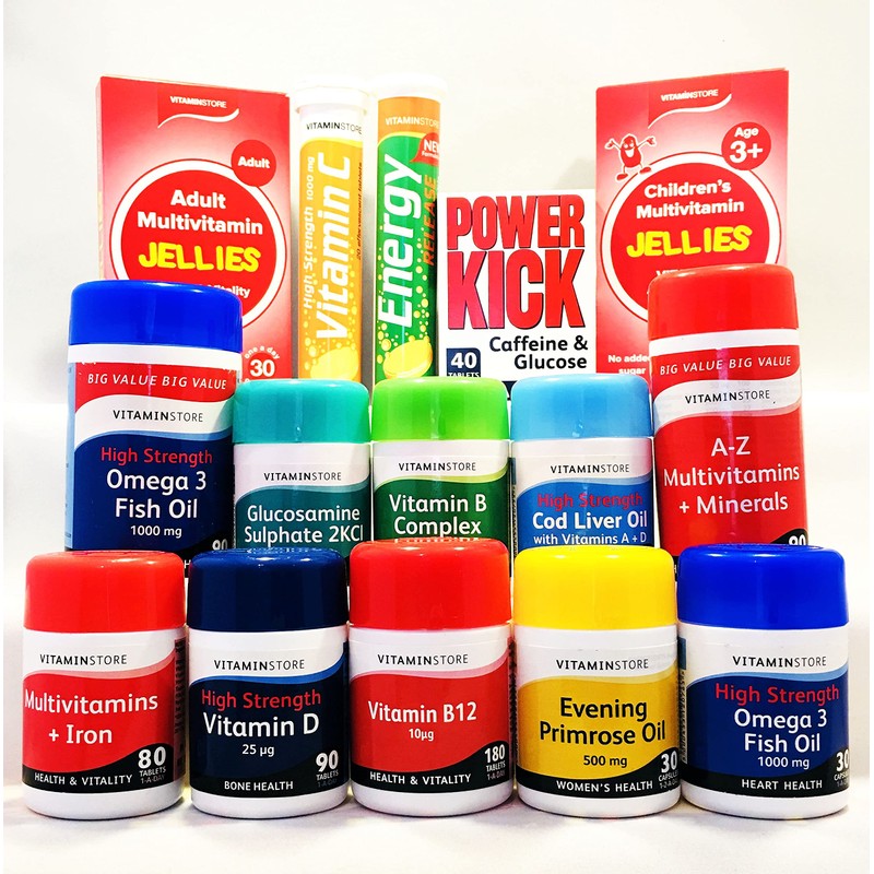 Vitamin Store Immunity Complex Effervescent Tablets, Blackcurrant Flavoured, Suitable for