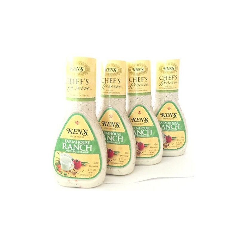 Kens Steak House Chef's Reserve Dressing, Farmhouse Ranch, with Buttermilk