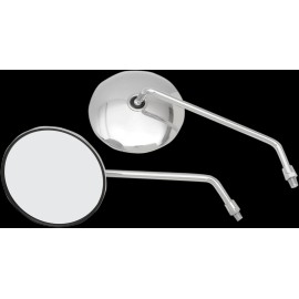 EMGO Mirrors - Fits Classic - OE Replacement - Side View - Round - Chrome -