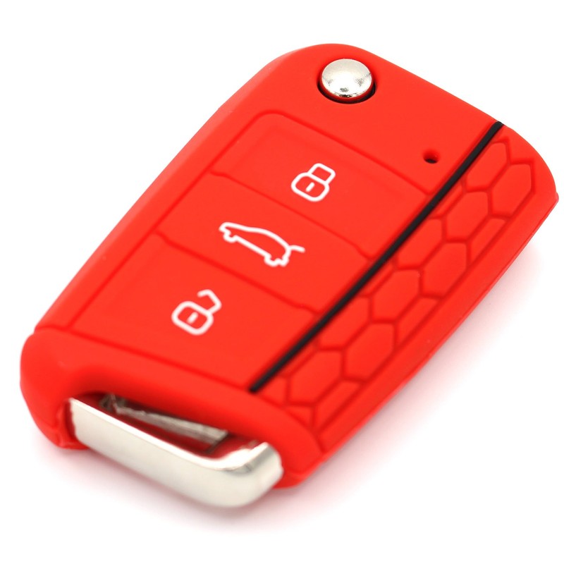 VB Key Case for 3-Button Car Key Silicon Cover Key