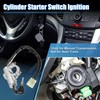 X AUTOHAUX Ignition Key Switch Steering Lock Cylinder W/Key 48700-01G25