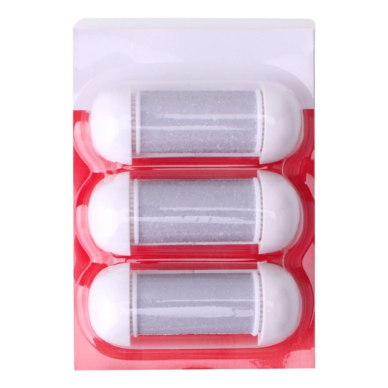 Electric Pedicure Device Replacement Roller Heads,ELMCHEE 3 Different Mineral Stone
