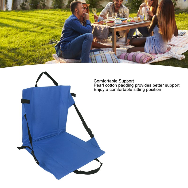 Folding Seat Cushion Soft Breathable Wearable Portable Foldable Chair Pad