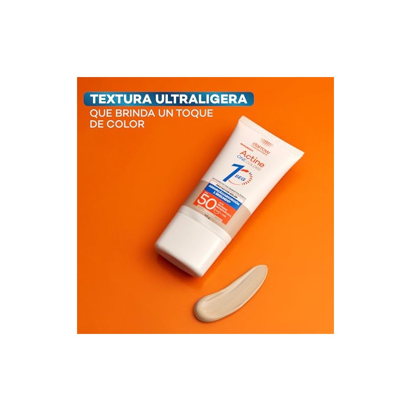 Darrow Protector Solar Facial Dermatológico Color Actine One Colors Fps50