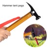 3 Colors Portable Aluminium Alloy Handle Outdoor Camping Hammer Tent