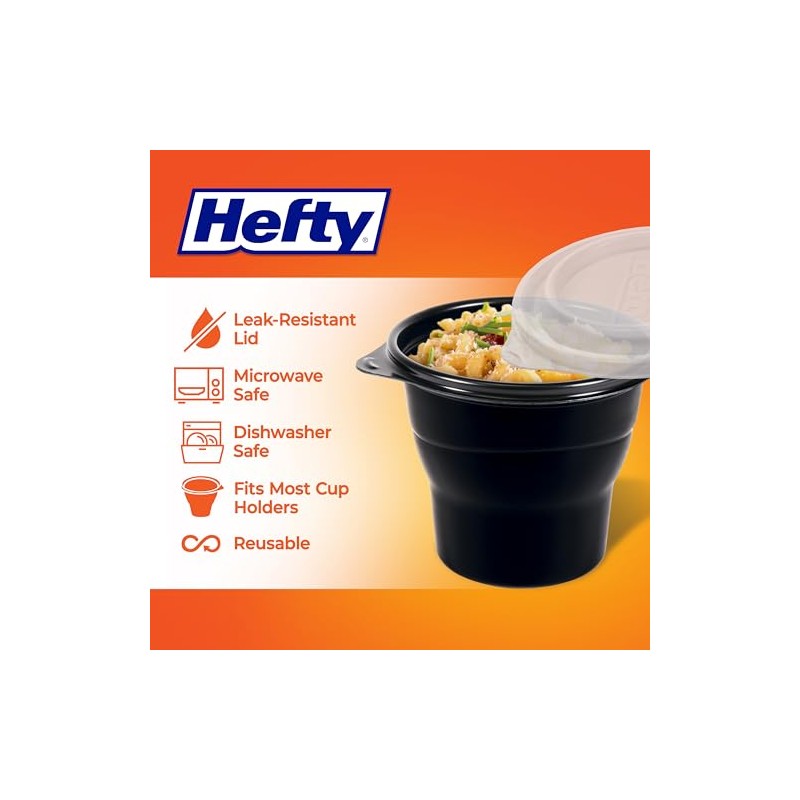 Hefty Taza multiusos de 16 onzas, 4 unidades