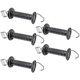5x Fence Band Electric Fence Gate Handle, With Ribbon Connector 40 mm – Galvanised – Paddock Fencing Gate Handle Fence