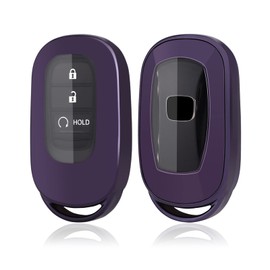 MORI SAWA Honda Smart Key Case, Waterproof, Dustproof, TPU, Honda Civic, Hatchback, Vezel, Soft Cover (Purple)