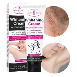 Crema Súper Aclarante Axilas Cuello Zona Íntima Blanquea Normal
