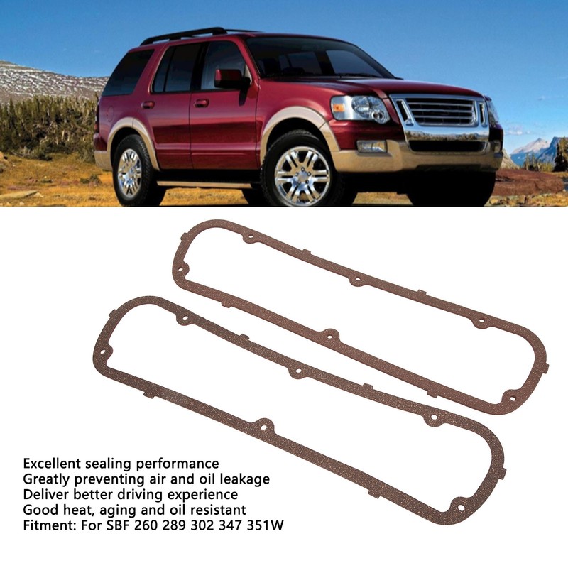 2PCS Engine Valve Cover Gaskets Air Oil Leakage Proof for