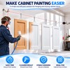 40 Pack Cabinet Door Painting Hangers & Wall Mount Hooks
