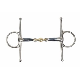 Shires Blue Sweet Iron Full Cheek with Diamond Horse Bit UK 5.4" Bluee Sweet Iron