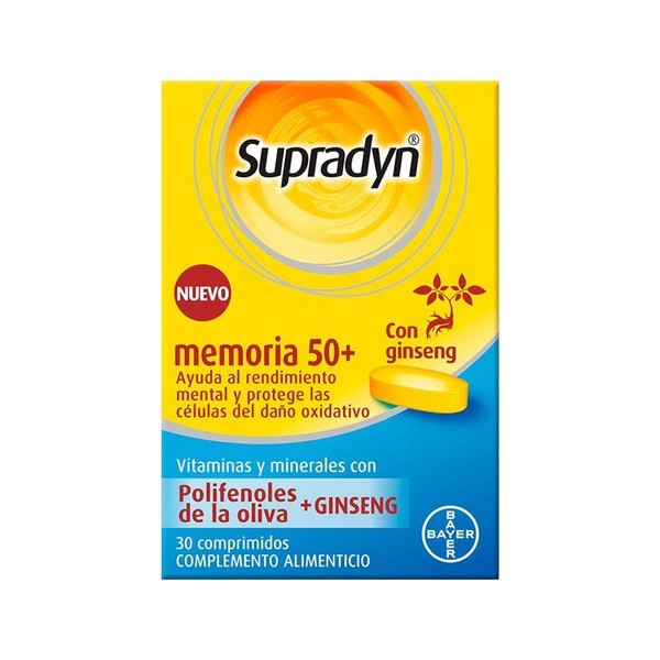 Bayer Supradyn Memory 50+ 30 Tablets