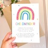 Thankyou for being such a wonderful Childminder Rainbow A5 Greeting