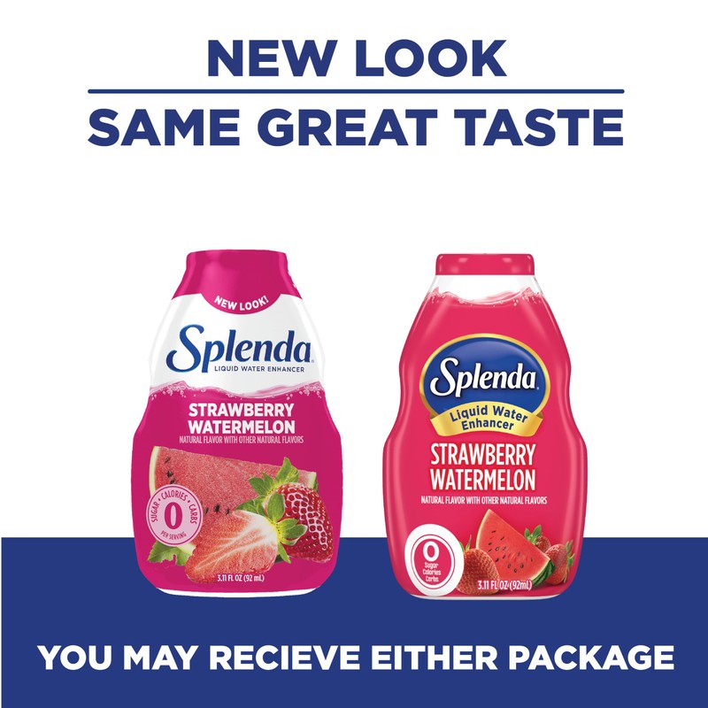 SPLENDA Liquid Water Enhancer Drops, Sugar Free, Zero Calorie, Natural
