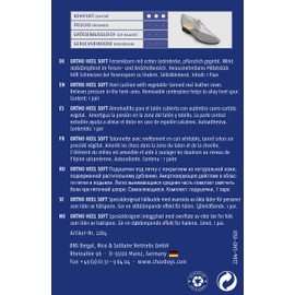 Shoeboy's ORTHO Heel Soft - trittdämpfendes Fersenkissen bei Fersensporn - Größe 44-46, 1 Paar