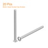 uxcell #8-32x2-3/4 Button Head Socket Cap Screws, 20pcs 304 Stainless