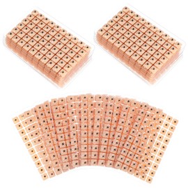 rosenice ROSENICE 600 Counts Acupuncture Vaccaria Ear Seeds Disposable Ear Press Seeds Multi-Condition Ear Seed Acupressure Kit (10 Sheets)