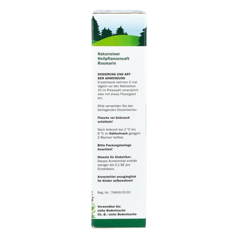 ROSMARIN Schoenenberger Medicinal Plant Juices 200 ml
