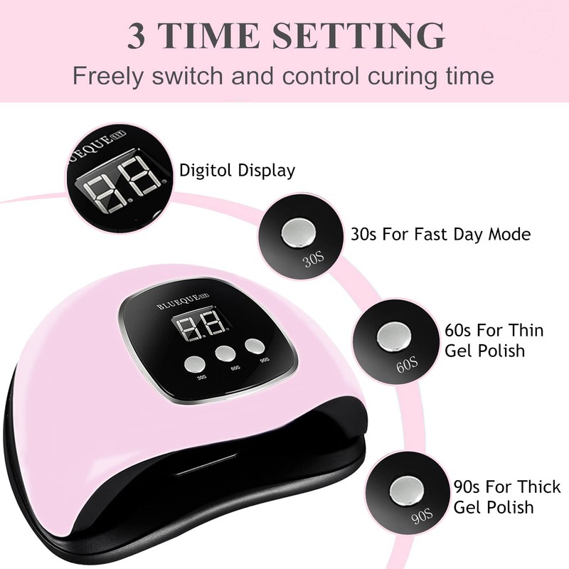 BIGBEAR UV Light for Nails, 48W LED Nail Light for