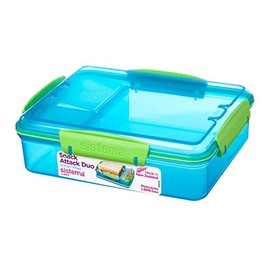 Sistema Lunch Snack Attack Duo, 975 ml - (Assorted Colour)