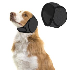 MiOYOOW Ear Protection for Dogs, Adjustable Headgear for Dogs, Dog Earmuffs, Pet Soothing Hood for Protection When Bathing in Summer